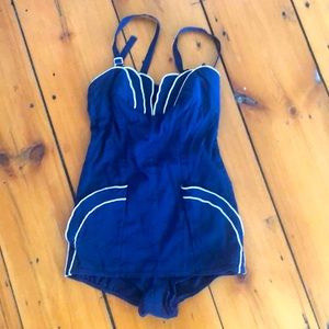 Vintage one piece bathing suit